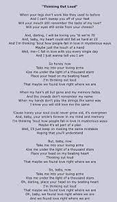 Thinking Out Loud Lyrics Ed Sheeran Lyrics Song Quotes Love Songs