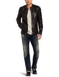 Amazon Com Diesel Men S Lophophora Leather Jacket Clothing Leather Jacket Men Style Leather Jacket Style Leather Jacket