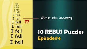 Rebus puzzles with answers for adults. Can You Solve Them 10 Rebus Puzzles Episode 4 Youtube