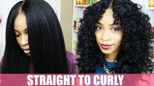 100% nylon synthetic hair weaving. How To Curl Synthetic Hair Natural Hair Kinky Straight Wig Youtube