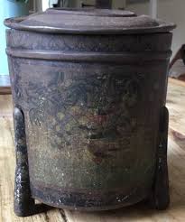 Antique chinese porcelain tea caddy republic period ex cond. Antique Bisquit Tin W R Jacobs Chinese Tea Caddy Shape Ebay Chinese Tea Vintage Tins Tea Caddy