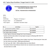 Informasi pembayaran semester genap 2020/2021. Tata Cara Pembayaran Uang Kuliah Virtual Online Fakultas Pertanian Universitas Medan Area