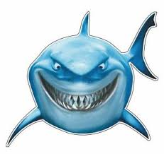 There also have been a few reports of great white sharks measuring over 8 m (26 ft). Great White Shark Cartoon Sticker Vinyl Decal Boating Boat Beach Ocean Fish Ebay