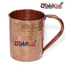 Taste benefits though this might be a more suggestive benefit, some have claimed that copper mugs improve the taste of certain beverages. Dakshcraft Pure Copper Hammered Long Mug 500 Ml 16 90 Oz With Pipe Handle Perfect Drinking Set For Christmas Gifts Ayurveda Health Benefit Beer Vodka Wine Buy Online In Montenegro