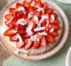 veganer erdbeer kokos kuchen rezept rezept rezepte kuchen lebensmittel essen