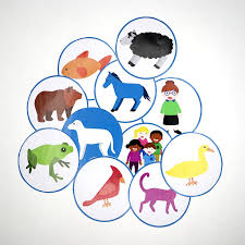 I love the way the colour and name of the animal is on the front of the door and the picture of the animal behind it. Brown Bear Brown Bear What Do You See Printable