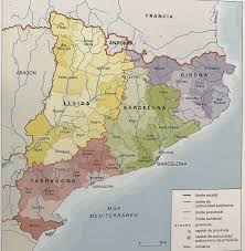 Mapa De Cataluna Con Todas Las Provincias Y Pueblos De La Comunidad Autonoma Mapas Con Informacion Del Numero De Habi En 2020 Mapa De Espana Mapas Mapas De Carreteras