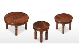 The perfect coffee table is both functional and stylish. Jali Sheesham 40 Cm Round Thakat Coffee Table Quercus Living
