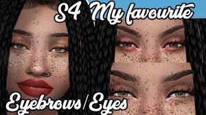 Extract the two files within the. Sims 4 My Favourite Eyebrows Eyes Cc Youtube