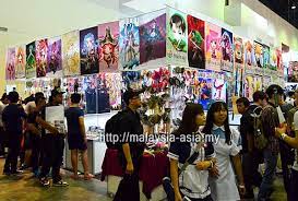 Kore yamazaki at the aniplus asia booth comic fiesta 2017. Comic Fiesta 2017 Malaysia Travel Food Lifestyle Blog
