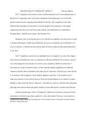 As a reader i learned a great deal about the impact of consumer culture on women and the empty feminine ideals it promotes. Music Critique Paper Mul 3011 701 Musiccritique Symphonyno 3ineflatmajor Eroicaop Ludwig Vanbeethoven Thepiecewasorig Course Hero