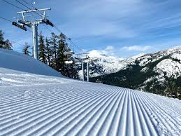 Sierra is forested to its 8,900 foot summit, so powder skiing can be good even on severe storm days. Sierra At Tahoe Mountain Ca Report The Entire Mountain Is Now 100 Open Snowbrains