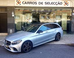 Leather power heated seats navigation sunroof 360 camera paddle sifting drive mode selector adjustable suspension collision warning b. Mercedes C220 Cdi 39000 Kms 2018 Carros De Seleccao Facebook