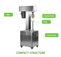 Semi Automatic Olive Oil Bottle Aluminum Cap Sealing Machine ...