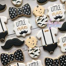 2 Dozen Lil Man Baby Shower Cookies Lil Man Party Favors Mr Etsy Baby Shower Cookies Lil Man Baby Shower Baby Cookies