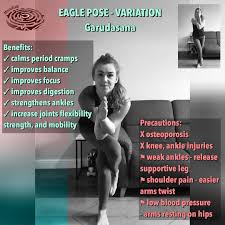 Mazeexit Fitness On Instagram Eagle Pose Variation Benefits And Precautions Health Conditions Modifications Eagle Pose Body Weight Health Conditions