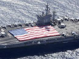 Old Glory At Sea What A Beautiful Sight Military Wallpaper Military United States Navy