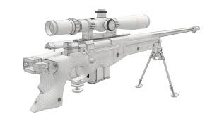 The l115a3 in ghost recon wildlands disappointed me at first with its lackluster performance and accuracy, but there's a small. L115a3 Awp Sniper Rifle1 3d Model 19 Blend Fbx Obj Stl Unknown Free3d