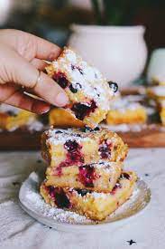 Blueberry Lemon Ricotta Bars With Lavender Shortbread Recipe Desserts Sweets Desserts Lemon Bars Easy