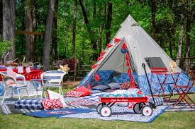 You can always go inside if your tent falls over or it rains. Summer Backyard Camping Party Travel Channel
