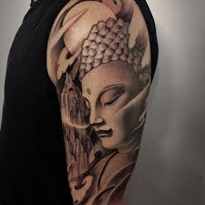 Akash chandani skin machine tattoo studio @skinmachinetattoo email for appointments : Buddha Arm Tattoo Novocom Top