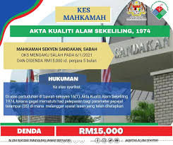 Environmental quality act, 1974 = akta kualiti alam sekeliling, 1974. Dua Syarikat Palm Oil Didenda Di Jabatan Alam Sekitar Facebook