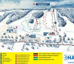 Zakopane is a town in the extreme south of poland, in the southern part of the podhale region at the foot of the tatra mountains. Zakopane Harenda Piste Map Plan Of Ski Slopes And Lifts Onthesnow