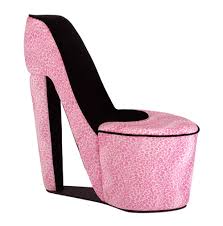 Ore international a high heel storage chair, pink zebra. Simple Living Kid S Shoe Chair Overstock 3252542