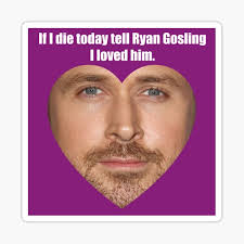 we love Ryan Gosling , Ken from the barbie movie" Sticker for Sale by  melissamaduka