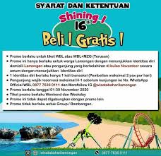 It's a one stop tourism site in lamongan. Wisata Bahari Lamongan Promo Beli Ticket 1 Gratis 1 Buruaaan Fajarmaker Com