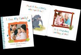 For the more confident, we offer a variety of custom design board books in a variety of sizes. I See My Family Personalized Photo Board Book