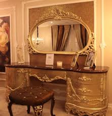 Shop wayfair for the best pier bedroom set. Casa Padrino Luxury Baroque Bedroom Set Brown Gold 1 Dressing Table 1 Mirror 1 Stool With Rhinestones Magnificent Bedroom Furniture In Baroque Style Luxury Quality