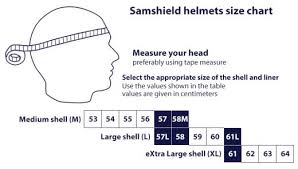 Samshield Helmet Size Chart Best Picture Of Chart Anyimage Org