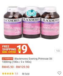 Evening primrose oil has proved to be a valuable treatment for people suffering from skin conditions like eczema, psoriasis and atopic dermatitis. Blackmores Evening Primrose Oil Fish Oil Fungsi