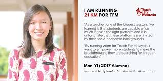 Have you decided about what to study next? Teach For Malaysia On Twitter By Running 21km For Tfm I Want To Empower More Students To Make The Breakthrough They Are Searching For Through Education Know A Teacher Who Would Be