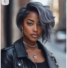 Looking for a hairstylist comfortable with wavy/ curly hair that can do an  asymmetrical bob... Sample pics below… maybe more medium length