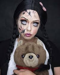 scary doll makeup tutorials saubhaya
