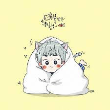 pin by itami kim on exo chibi exo cartoon xiumin fanart exo chibi fanart