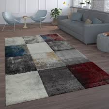 Vermittelt kuschelige wohlfühlatmosphäre durch extrem weichen, flachen flor (polhöhe: Wohnzimmer Teppich Karo Muster Gemalde Teppich De