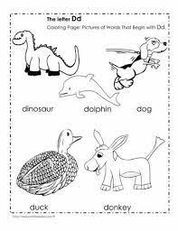 Then let them circle the pictures that begin with the letter d and color the pictures! The Letter D Coloring Pictures Worksheets