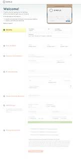 Brand For Simple Bank Simple Com Web Application Design Form Design Form Design Web