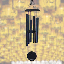 Corinthian Bells 44 Inch Black Wind Chime - Outdoor India | Ubuy