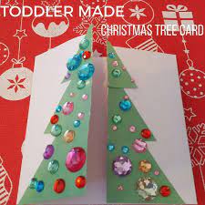 Rip, tear, design, and glue. Kid Made Christmas Card Series Mum In The Madhouse