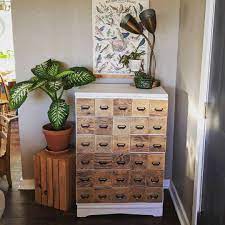 I recently created this diy apothecary chest for hometalk using small wooden boxes from dollar tree. Diy Library Card Catalog My Happy Simple Living