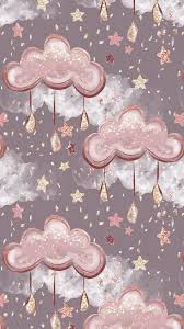 Walppaper Kertas Dinding Gambar Awan Poster Abstrak
