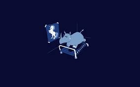 Hippo Motivational Threadmill Minimalist Desktop Wallpaper This desktop organizer is perfect for those who have a lot of files in their desktops and want to get a more clear look that helps them stay focused without distractions without distractions. hippo motivational threadmill