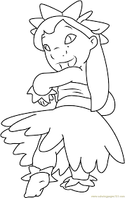 In this section, find a large selection of coloring pages lilo and stitch. Lilo Hula Outfit Coloring Page For Kids Free Lilo Stitch Printable Coloring Pages Online For Kids Coloringpages101 Com Coloring Pages For Kids