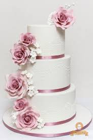 Old Rose Floral Wedding Cake Wedding Cake Roses Floral Wedding Cake Wedding Cakes