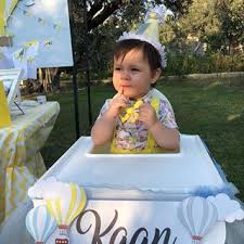 Ama şunu eklemekte fayda var, zeynep ekin kendi başına oturabiliyordu. Partyydesigner Partyydesigner Mama Sandalyesi Banner One Banner Banner Balon Banner Decor High Chair