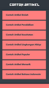 Ada beberapa media untuk publikasi artikel, bisa di majalah, koran, sosial media di internet, dan lain sebagainya. Contoh Artikel For Android Apk Download